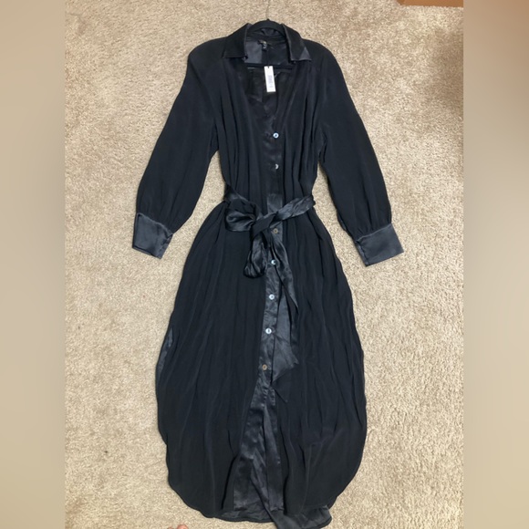BANANA REPUBLIC FELISA MIDI SHIRTDRESS - Picture 6 of 6